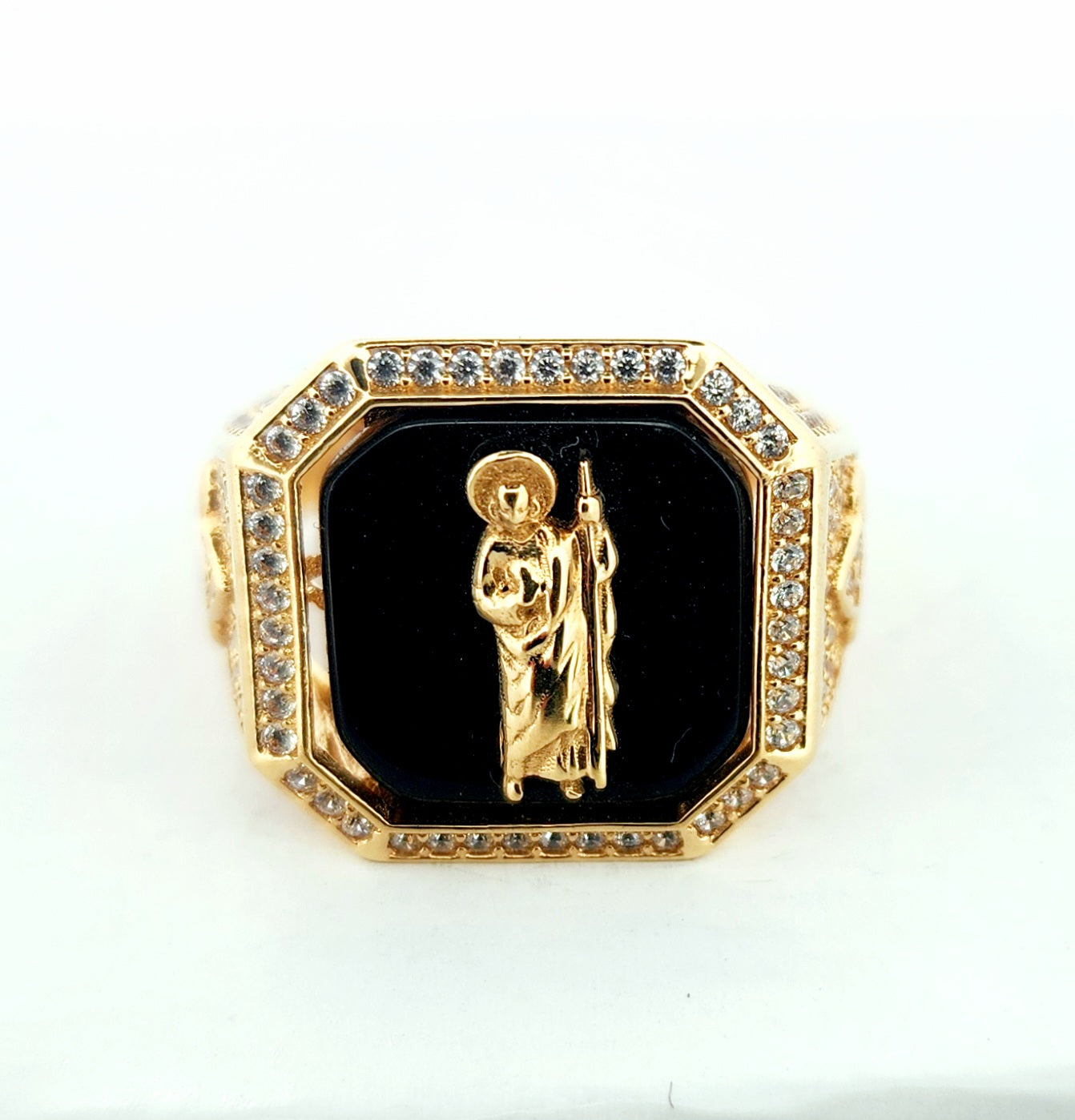 Man's 18k San Judas Tadeo ring
