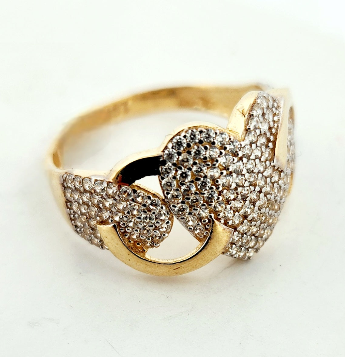 WOMAN'S 18k Chained hard with stones/zircon stones