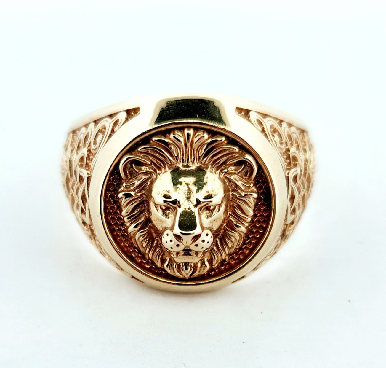 MEN'S 14k Lion head ring