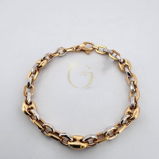Two-tone 18k Gucci/Armes women's bracelet